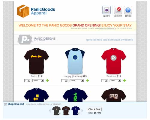 PanicGoods - Nice T-Shirts For The Panic Family.